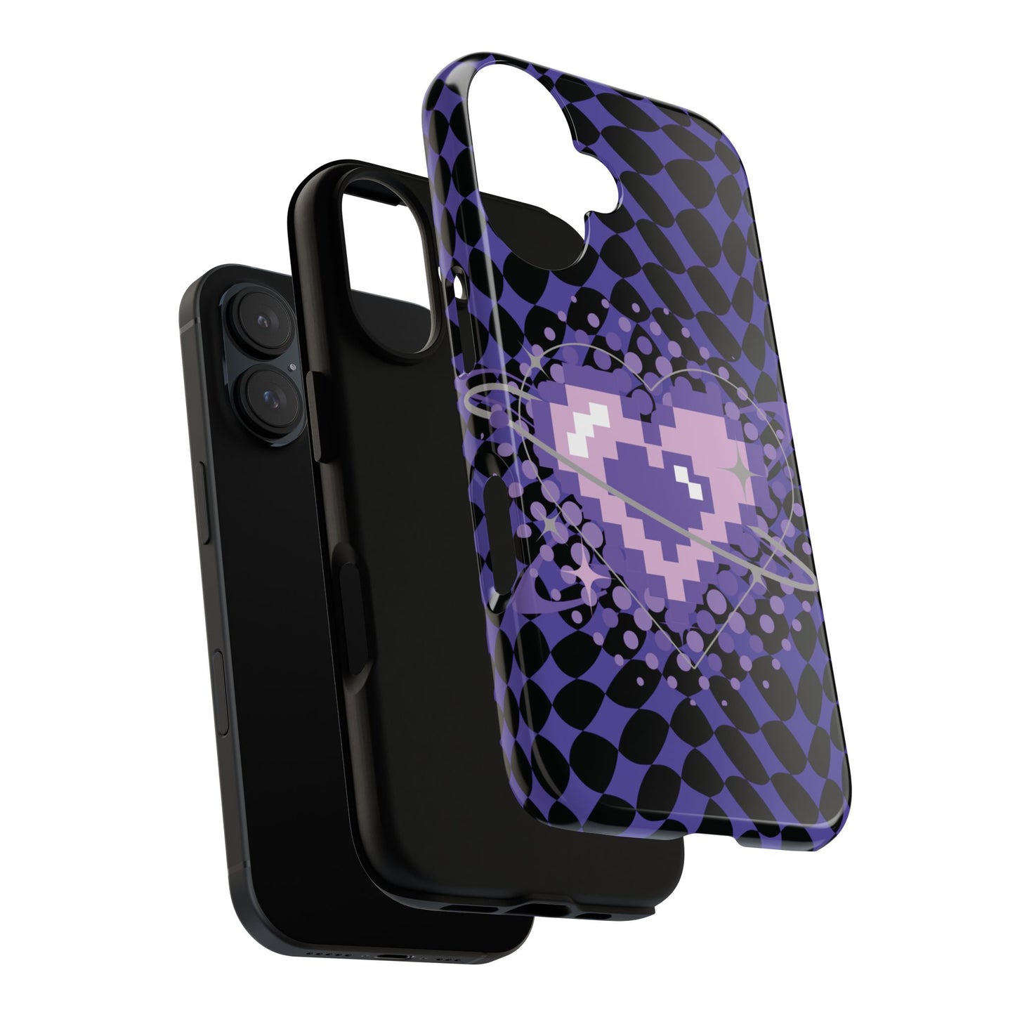 Pixel Heart Phone Case - Tough, Durable Protection for Gamers, Gift for Birthdays, Retro Aesthetic, Cute Tech Accessories, Holiday [...]
