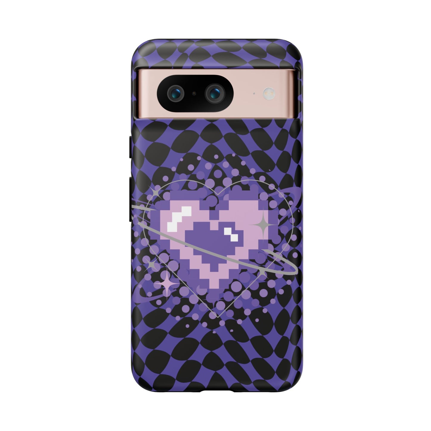 Pixel Heart Phone Case - Tough, Durable Protection for Gamers, Gift for Birthdays, Retro Aesthetic, Cute Tech Accessories, Holiday [...]