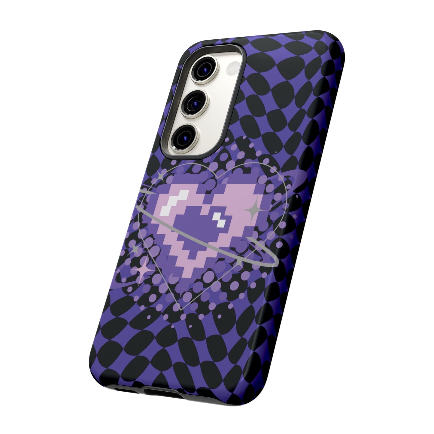 Pixel Heart Phone Case - Tough, Durable Protection for Gamers, Gift for Birthdays, Retro Aesthetic, Cute Tech Accessories, Holiday [...]