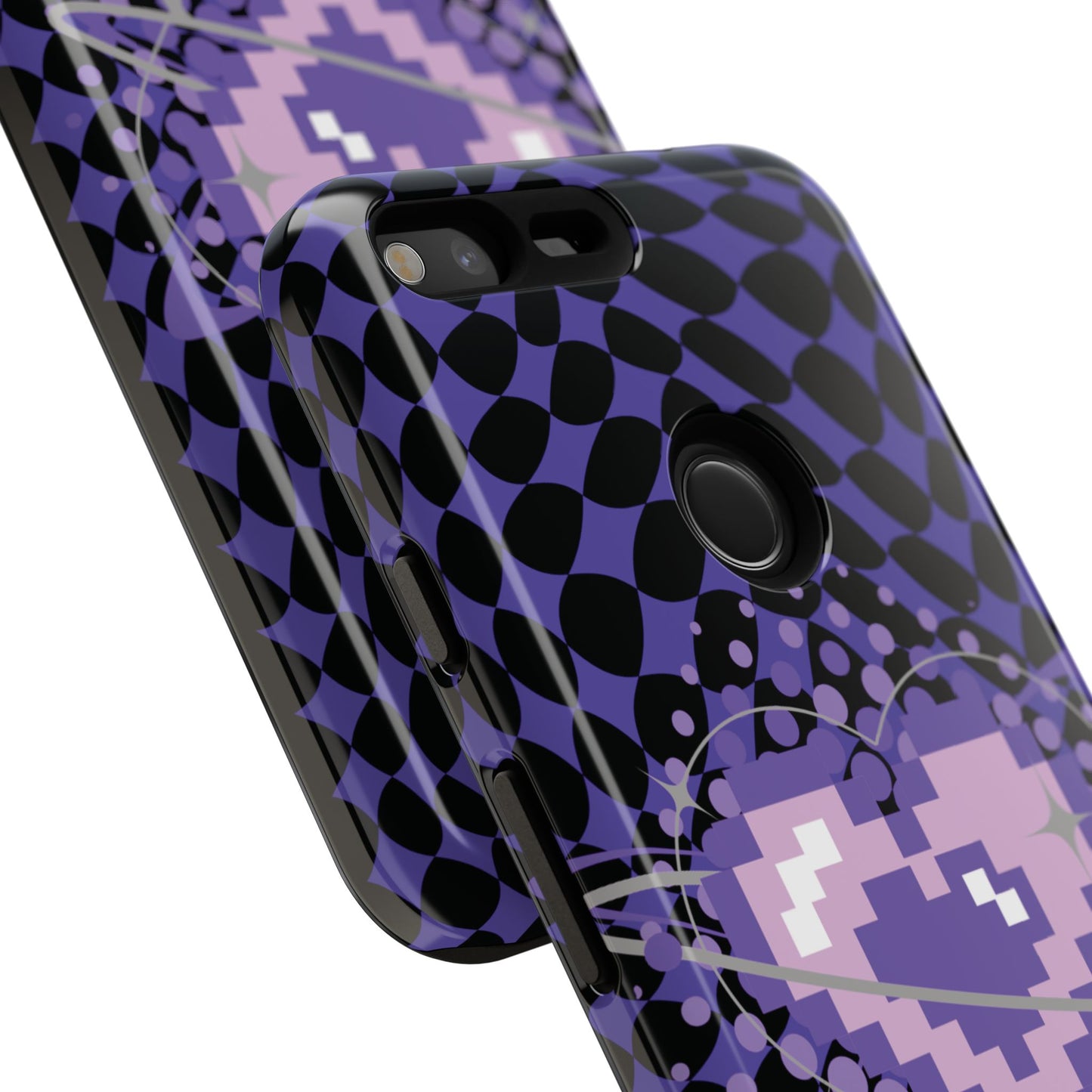 Pixel Heart Phone Case - Tough, Durable Protection for Gamers, Gift for Birthdays, Retro Aesthetic, Cute Tech Accessories, Holiday [...]