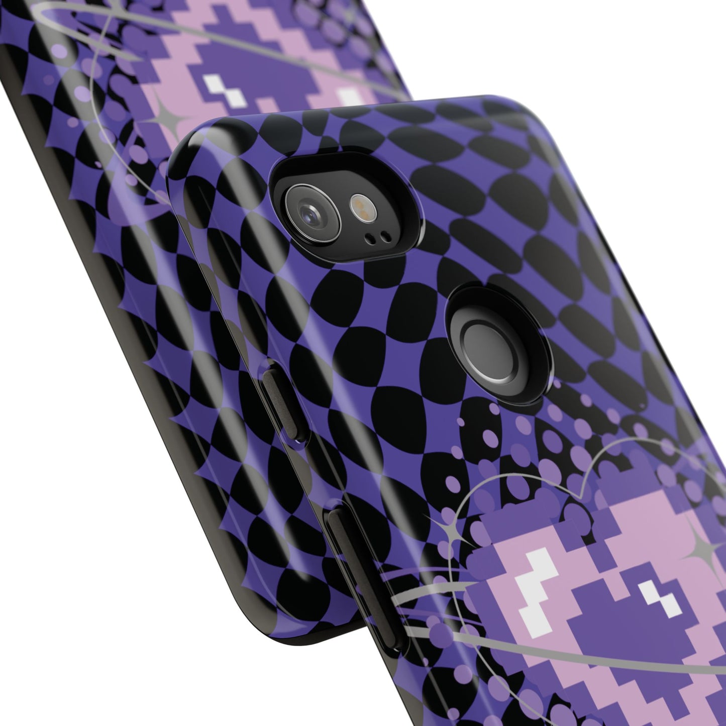 Pixel Heart Phone Case - Tough, Durable Protection for Gamers, Gift for Birthdays, Retro Aesthetic, Cute Tech Accessories, Holiday [...]