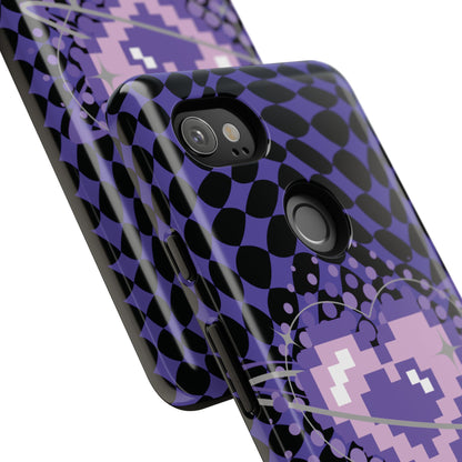 Pixel Heart Phone Case - Tough, Durable Protection for Gamers, Gift for Birthdays, Retro Aesthetic, Cute Tech Accessories, Holiday [...]