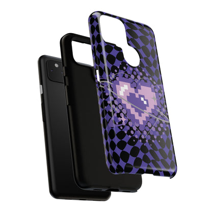 Pixel Heart Phone Case - Tough, Durable Protection for Gamers, Gift for Birthdays, Retro Aesthetic, Cute Tech Accessories, Holiday [...]