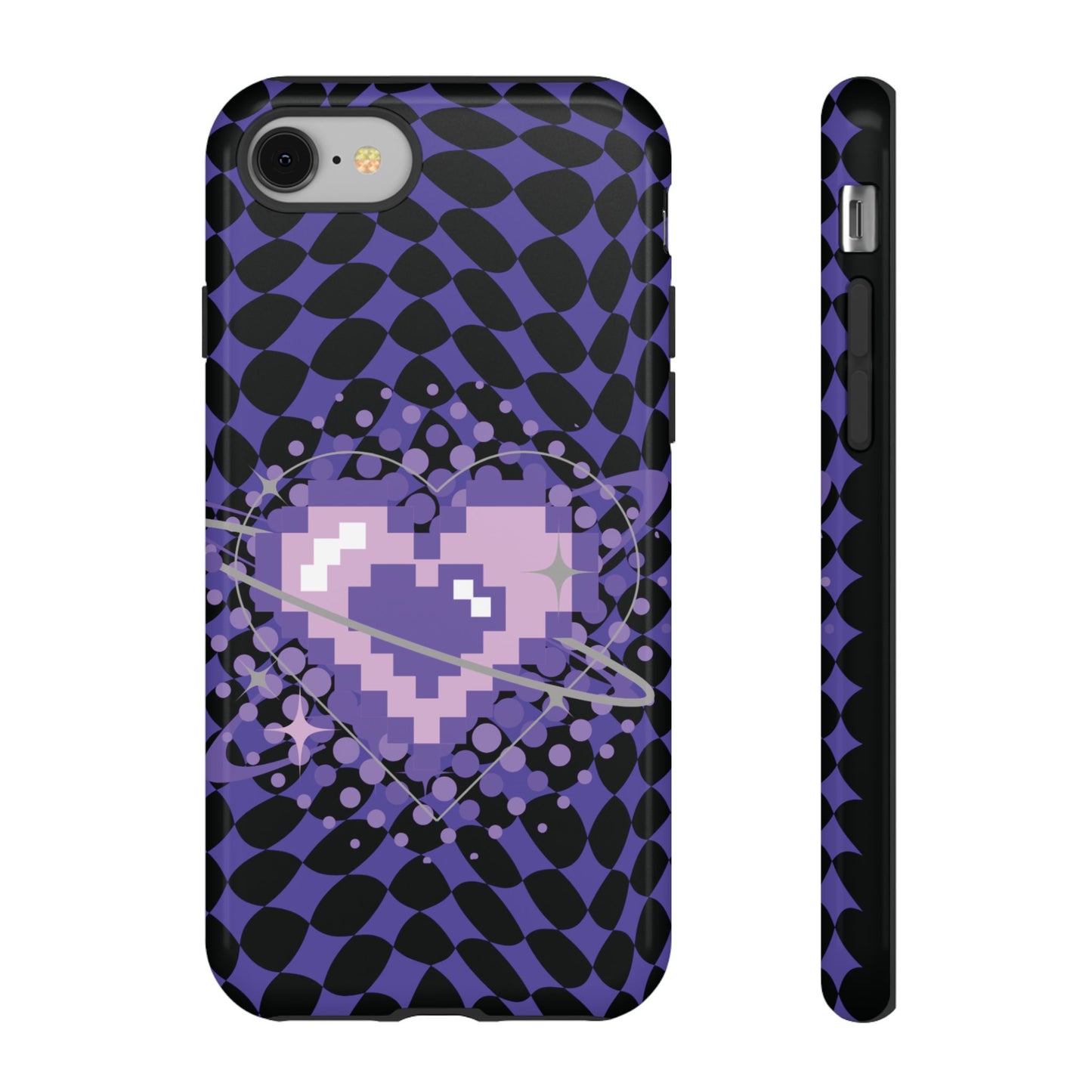 Pixel Heart Phone Case - Tough, Durable Protection for Gamers, Gift for Birthdays, Retro Aesthetic, Cute Tech Accessories, Holiday [...]