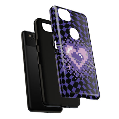 Pixel Heart Phone Case - Tough, Durable Protection for Gamers, Gift for Birthdays, Retro Aesthetic, Cute Tech Accessories, Holiday [...]