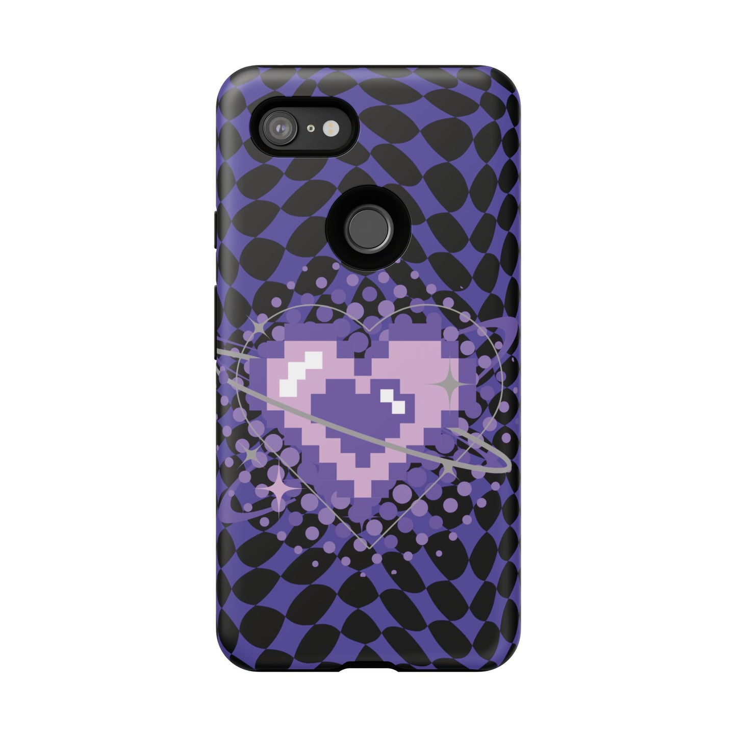 Pixel Heart Phone Case - Tough, Durable Protection for Gamers, Gift for Birthdays, Retro Aesthetic, Cute Tech Accessories, Holiday [...]