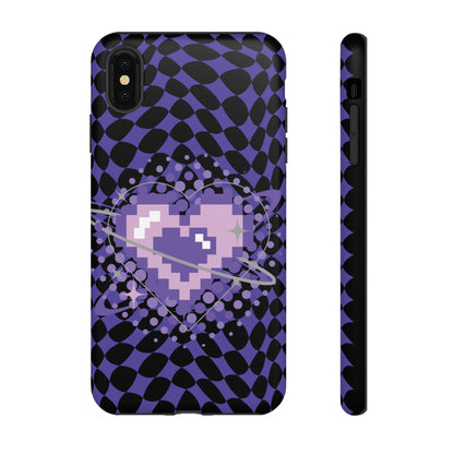 Pixel Heart Phone Case - Tough, Durable Protection for Gamers, Gift for Birthdays, Retro Aesthetic, Cute Tech Accessories, Holiday [...]