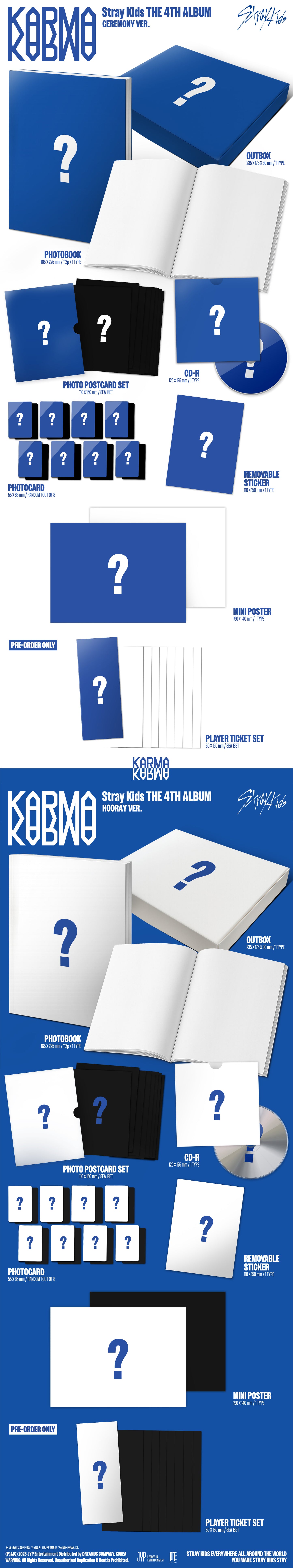 Stray Kids 4th Album KARMA Photobook Ver (Random, Standard, NO POB)