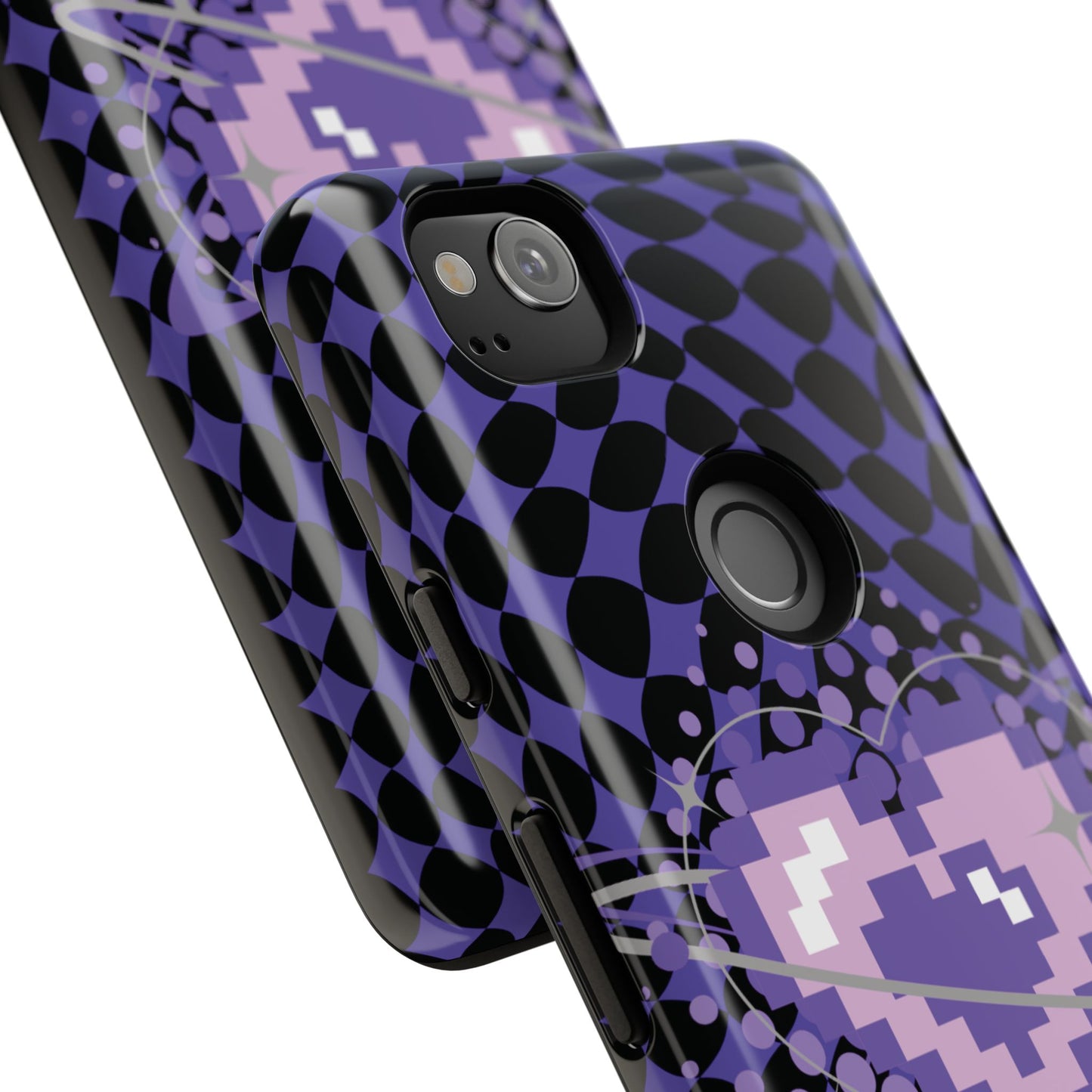 Pixel Heart Phone Case - Tough, Durable Protection for Gamers, Gift for Birthdays, Retro Aesthetic, Cute Tech Accessories, Holiday [...]