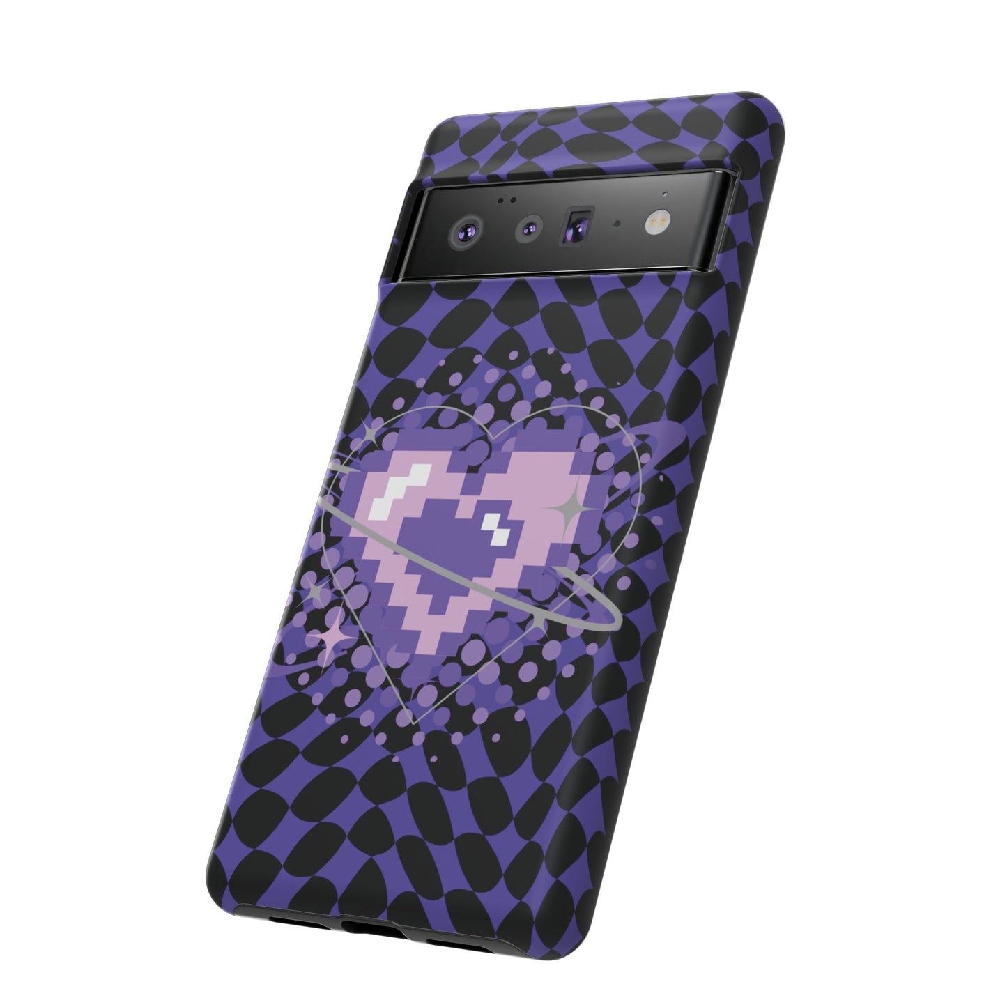 Pixel Heart Phone Case - Tough, Durable Protection for Gamers, Gift for Birthdays, Retro Aesthetic, Cute Tech Accessories, Holiday [...]