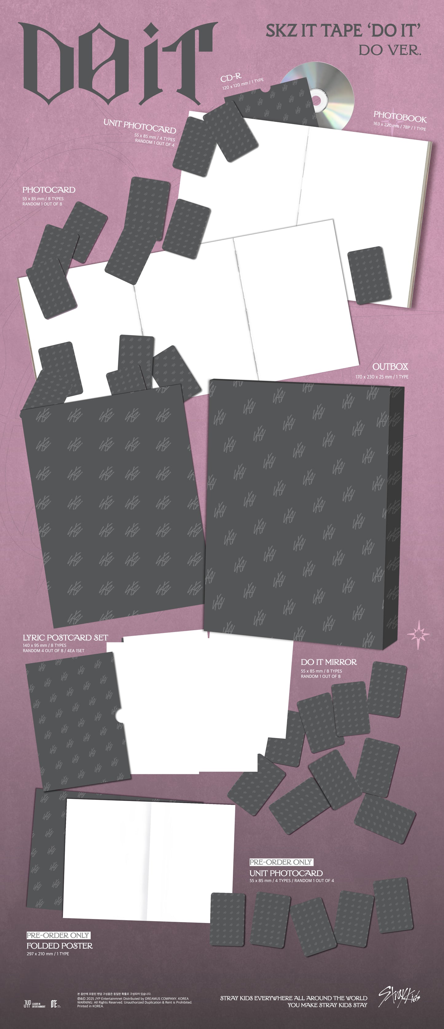 (PRE-ORDER) Stray Kids - SKZ IT TAPE DO IT (DO VER.)