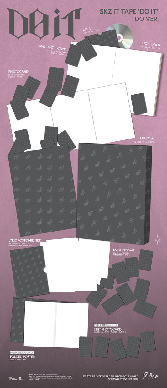 (PRE-ORDER) Stray Kids - SKZ IT TAPE DO IT (DO VER.)
