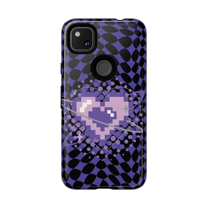 Pixel Heart Phone Case - Tough, Durable Protection for Gamers, Gift for Birthdays, Retro Aesthetic, Cute Tech Accessories, Holiday [...]