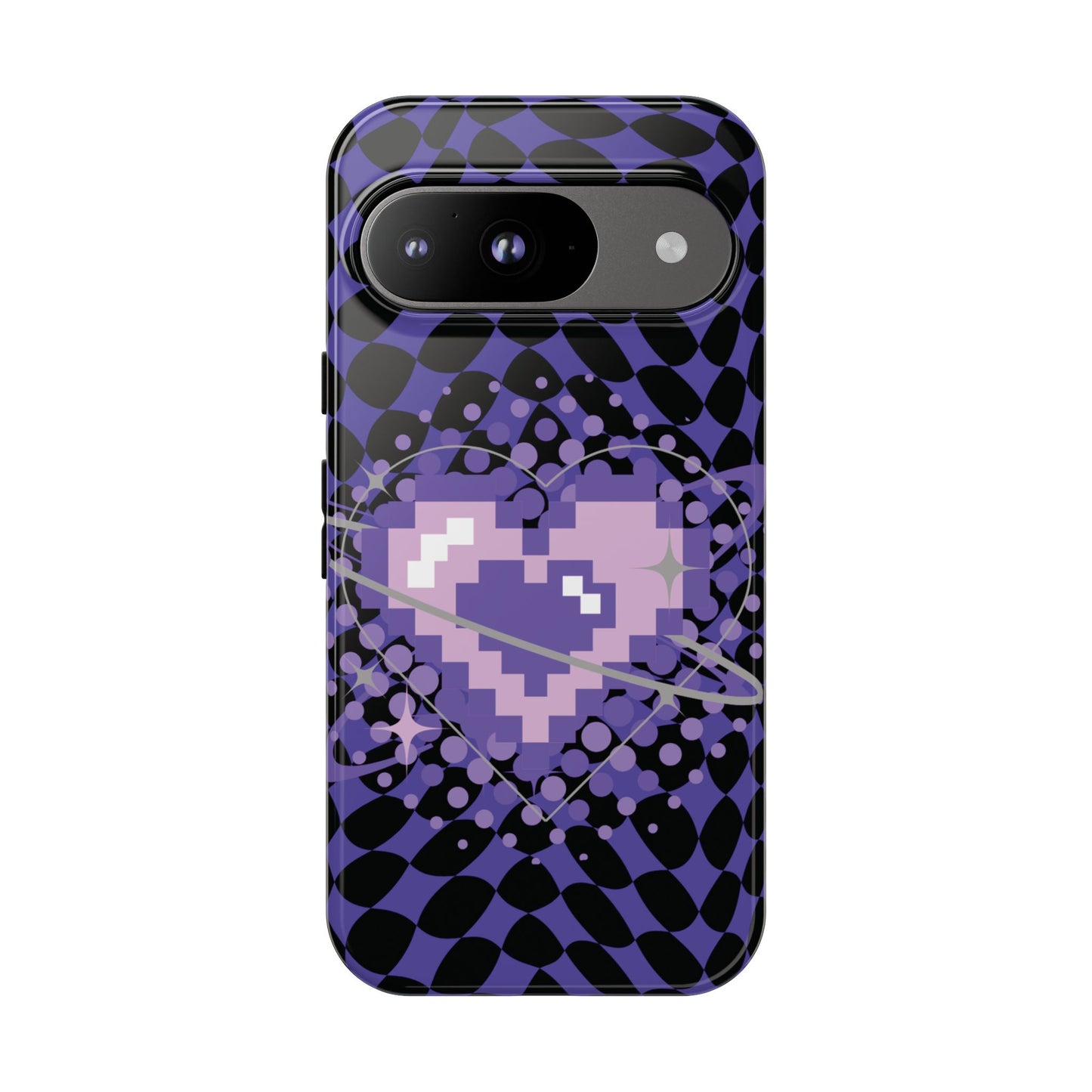 Pixel Heart Phone Case - Tough, Durable Protection for Gamers, Gift for Birthdays, Retro Aesthetic, Cute Tech Accessories, Holiday [...]