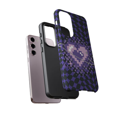 Pixel Heart Phone Case - Tough, Durable Protection for Gamers, Gift for Birthdays, Retro Aesthetic, Cute Tech Accessories, Holiday [...]
