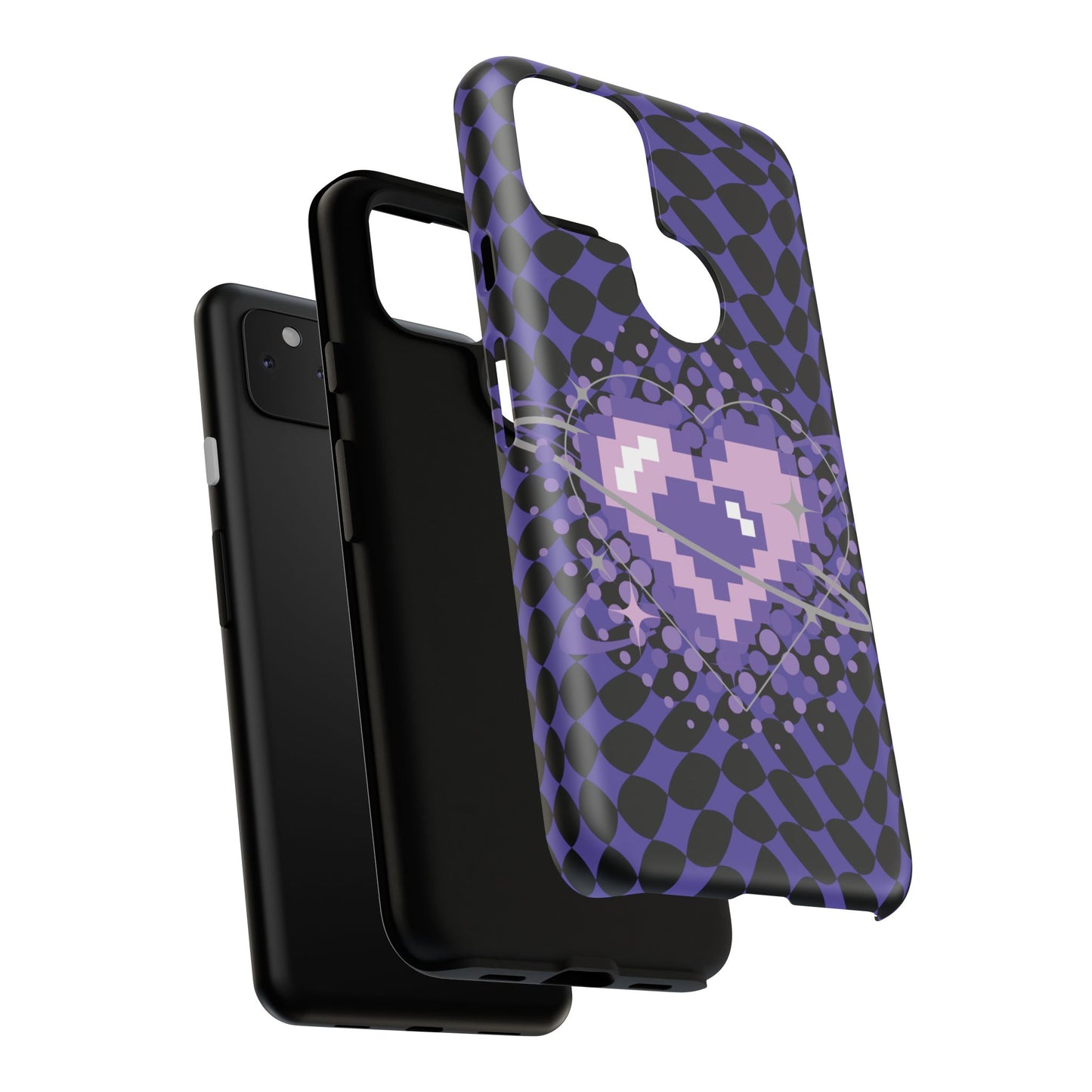 Pixel Heart Phone Case - Tough, Durable Protection for Gamers, Gift for Birthdays, Retro Aesthetic, Cute Tech Accessories, Holiday [...]