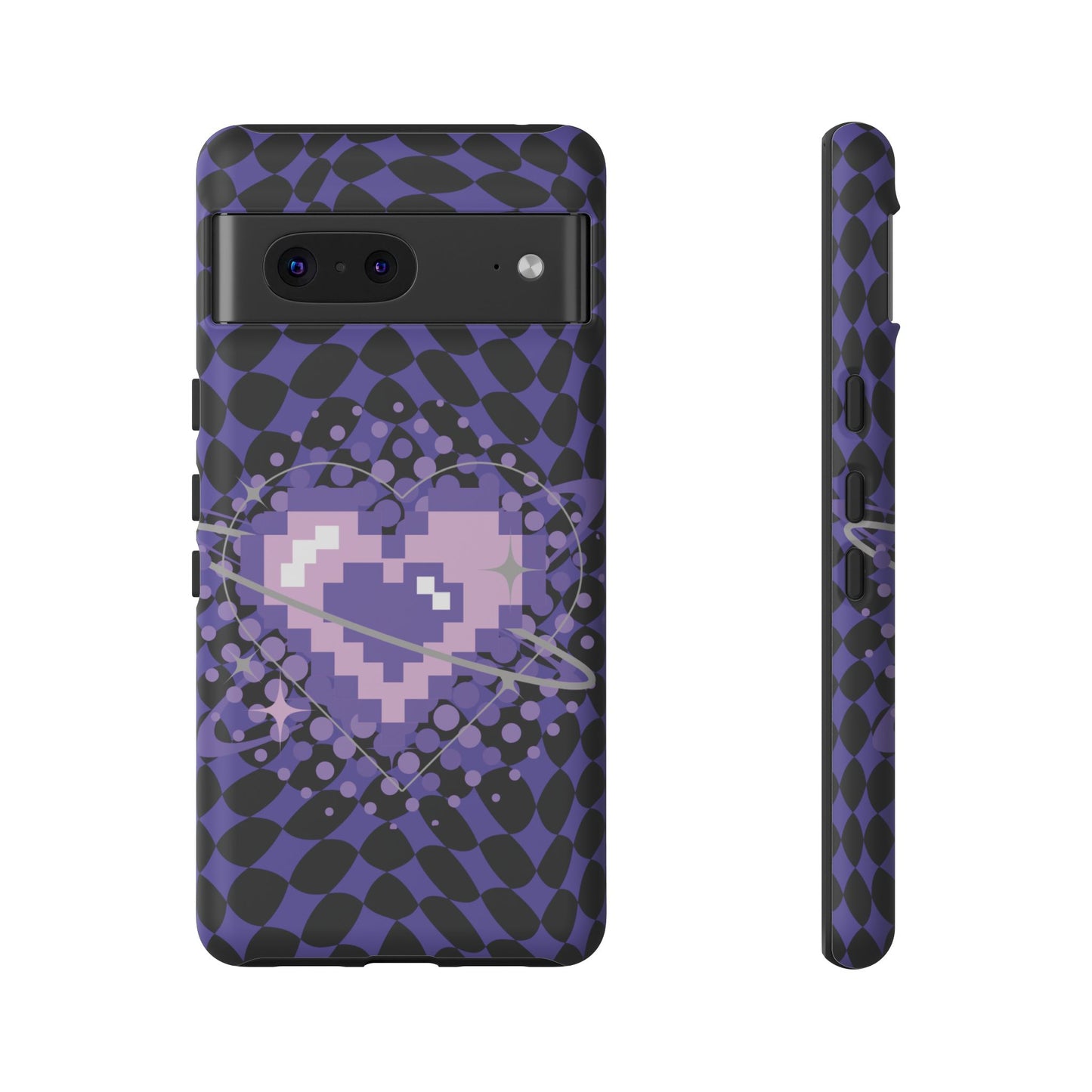 Pixel Heart Phone Case - Tough, Durable Protection for Gamers, Gift for Birthdays, Retro Aesthetic, Cute Tech Accessories, Holiday [...]