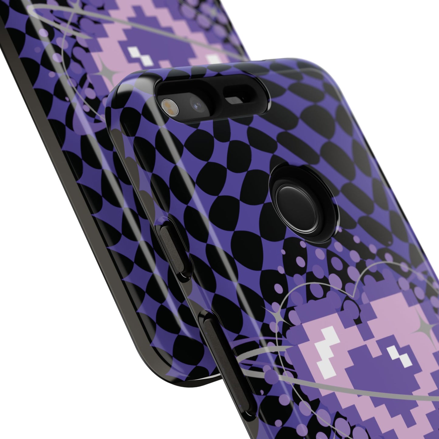 Pixel Heart Phone Case - Tough, Durable Protection for Gamers, Gift for Birthdays, Retro Aesthetic, Cute Tech Accessories, Holiday [...]