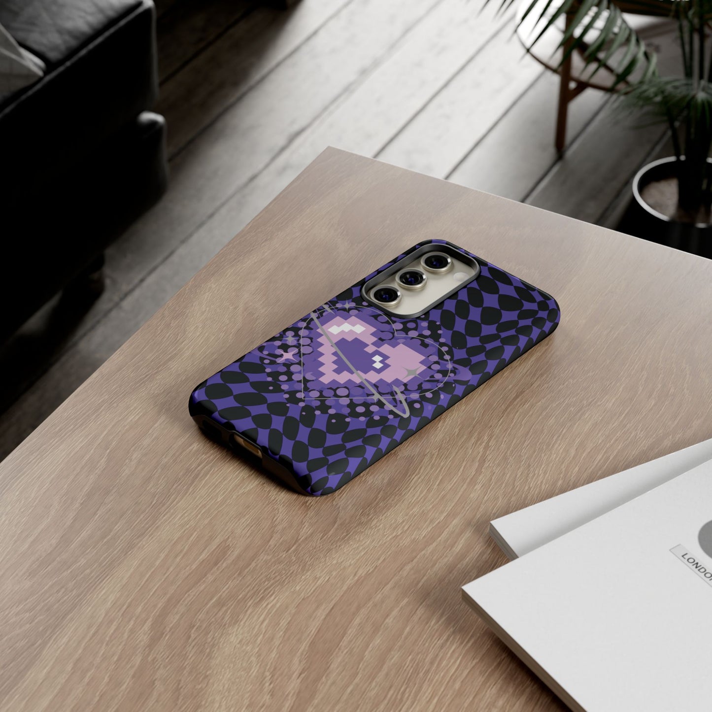 Pixel Heart Phone Case - Tough, Durable Protection for Gamers, Gift for Birthdays, Retro Aesthetic, Cute Tech Accessories, Holiday [...]