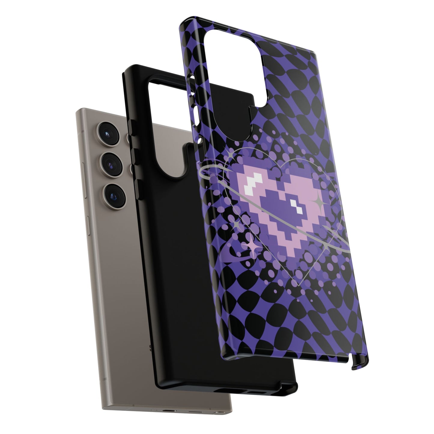 Pixel Heart Phone Case - Tough, Durable Protection for Gamers, Gift for Birthdays, Retro Aesthetic, Cute Tech Accessories, Holiday [...]