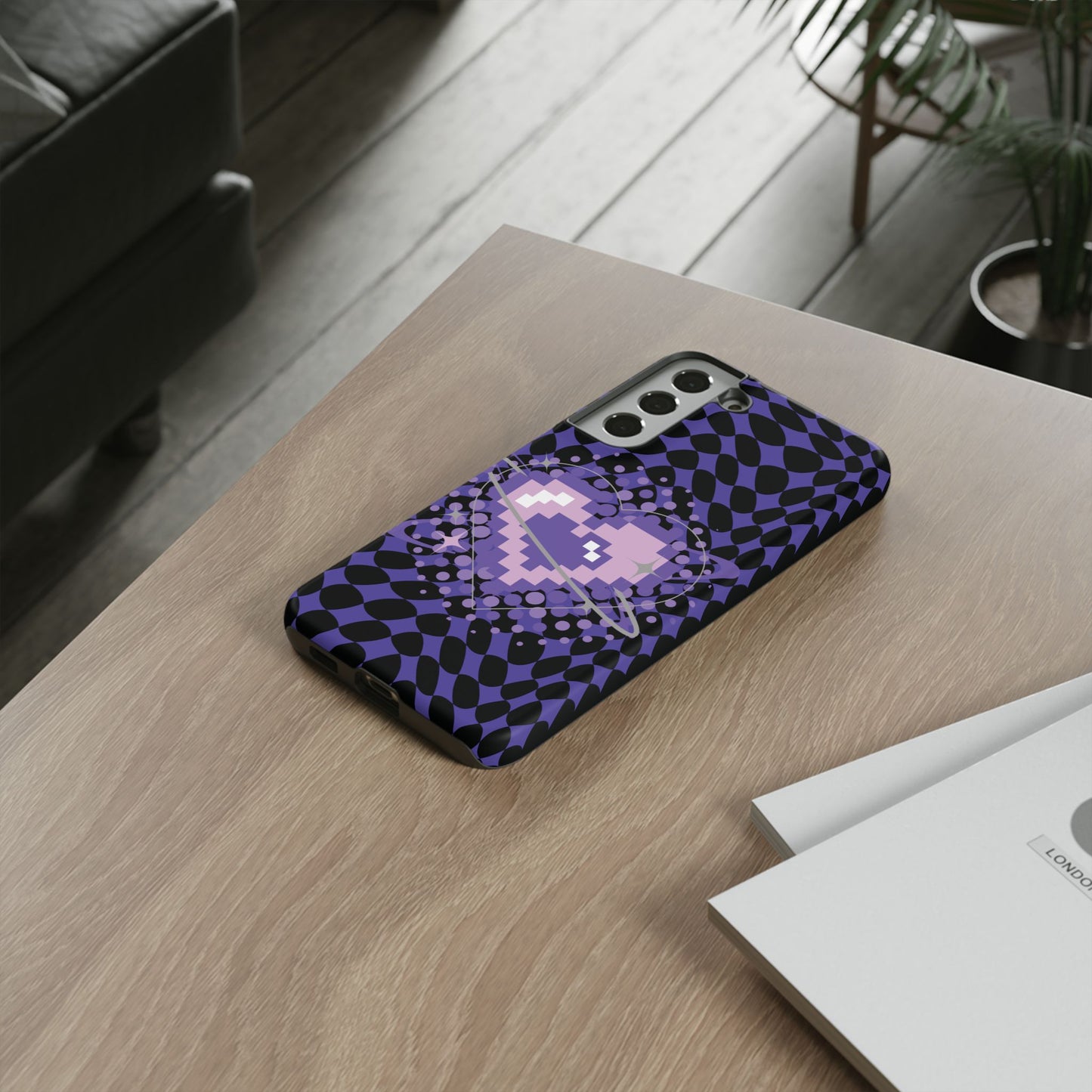 Pixel Heart Phone Case - Tough, Durable Protection for Gamers, Gift for Birthdays, Retro Aesthetic, Cute Tech Accessories, Holiday [...]