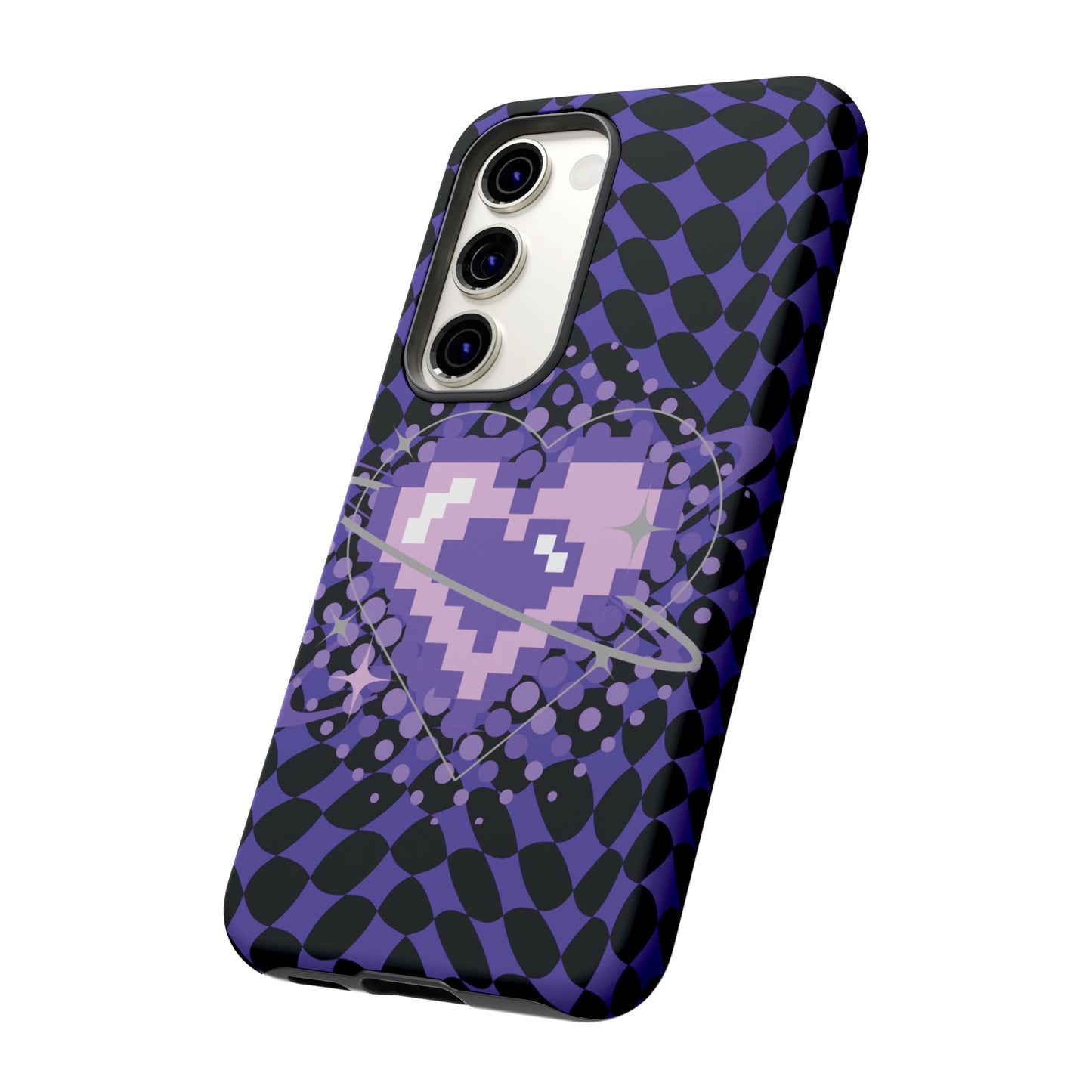 Pixel Heart Phone Case - Tough, Durable Protection for Gamers, Gift for Birthdays, Retro Aesthetic, Cute Tech Accessories, Holiday [...]
