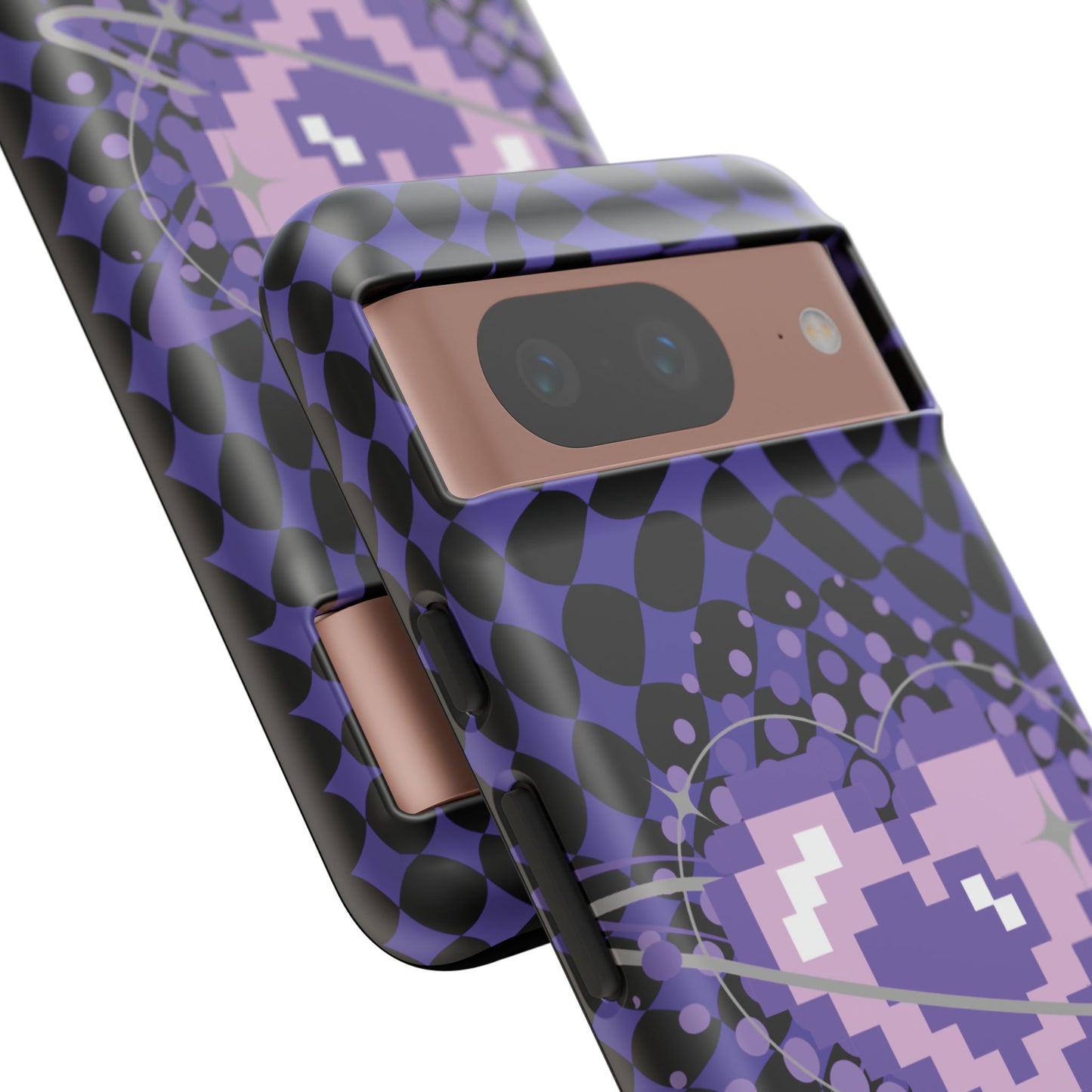 Pixel Heart Phone Case - Tough, Durable Protection for Gamers, Gift for Birthdays, Retro Aesthetic, Cute Tech Accessories, Holiday [...]