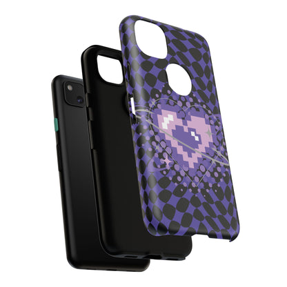 Pixel Heart Phone Case - Tough, Durable Protection for Gamers, Gift for Birthdays, Retro Aesthetic, Cute Tech Accessories, Holiday [...]