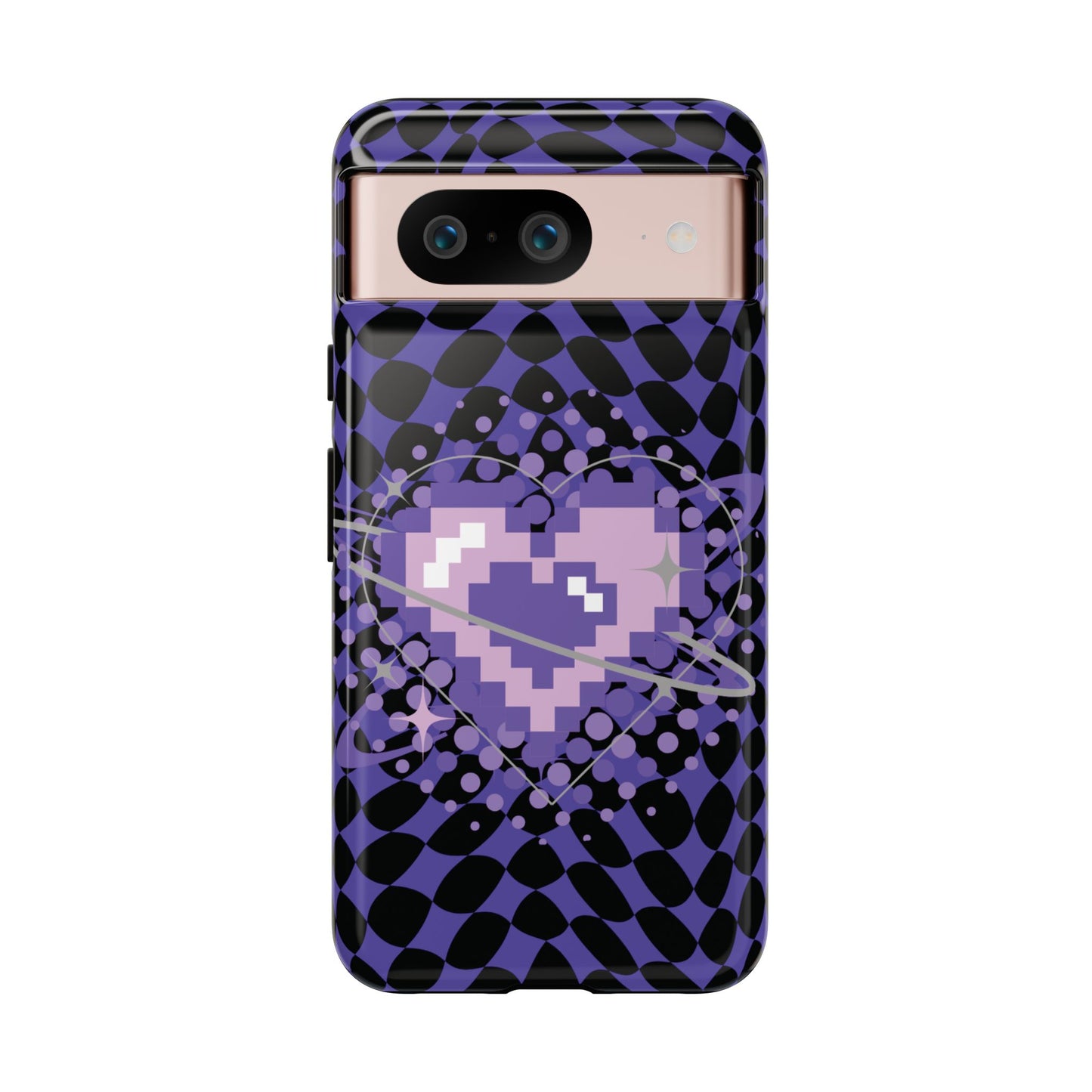 Pixel Heart Phone Case - Tough, Durable Protection for Gamers, Gift for Birthdays, Retro Aesthetic, Cute Tech Accessories, Holiday [...]