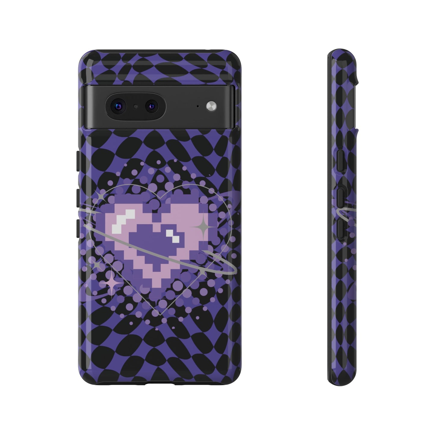 Pixel Heart Phone Case - Tough, Durable Protection for Gamers, Gift for Birthdays, Retro Aesthetic, Cute Tech Accessories, Holiday [...]