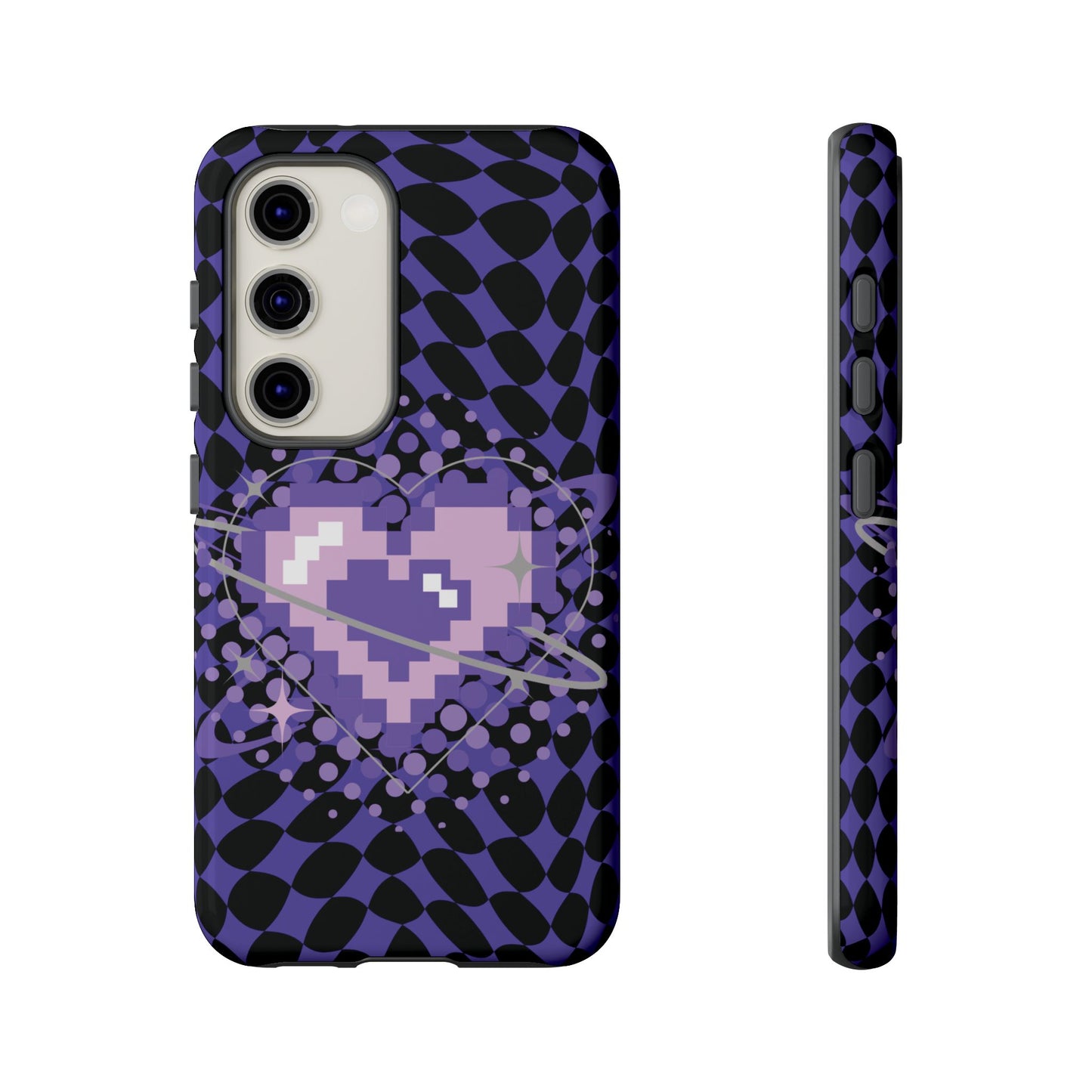 Pixel Heart Phone Case - Tough, Durable Protection for Gamers, Gift for Birthdays, Retro Aesthetic, Cute Tech Accessories, Holiday [...]