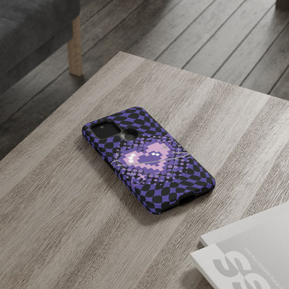 Pixel Heart Phone Case - Tough, Durable Protection for Gamers, Gift for Birthdays, Retro Aesthetic, Cute Tech Accessories, Holiday [...]