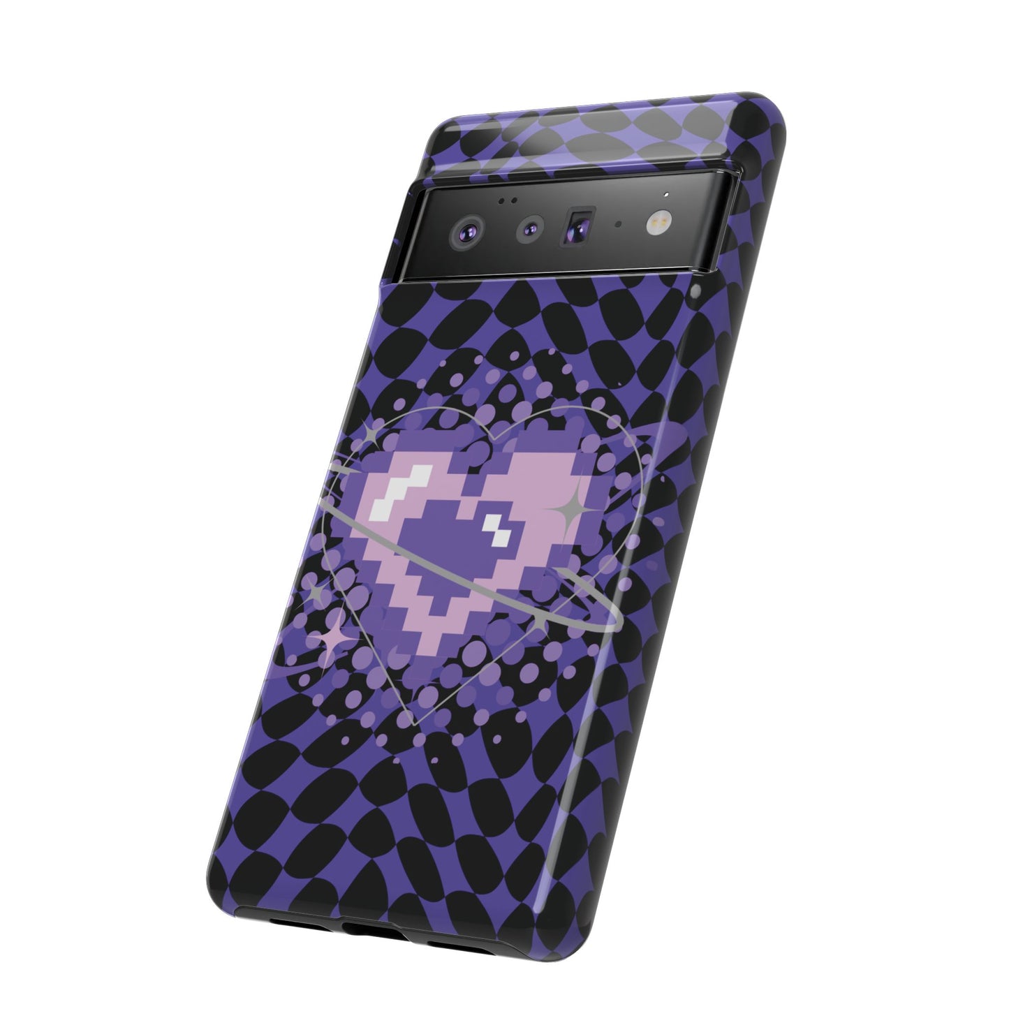 Pixel Heart Phone Case - Tough, Durable Protection for Gamers, Gift for Birthdays, Retro Aesthetic, Cute Tech Accessories, Holiday [...]