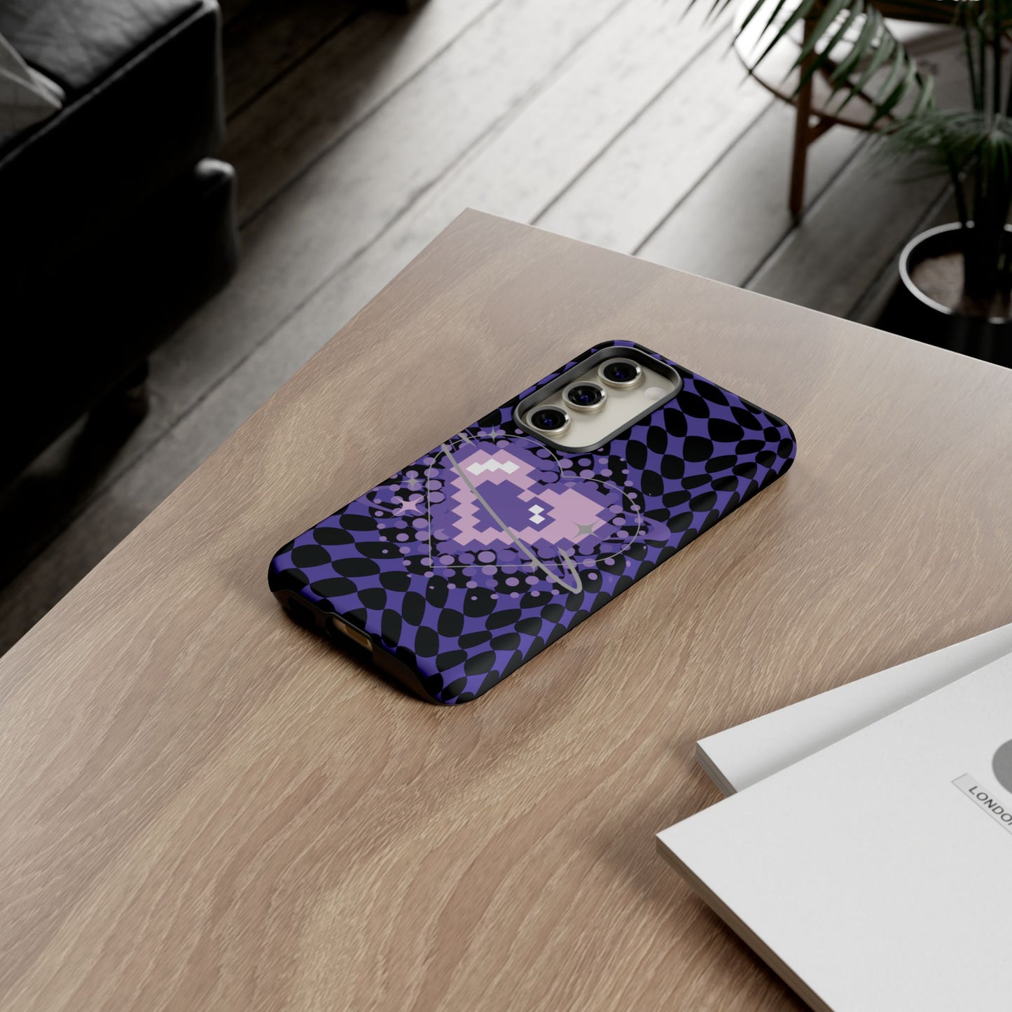 Pixel Heart Phone Case - Tough, Durable Protection for Gamers, Gift for Birthdays, Retro Aesthetic, Cute Tech Accessories, Holiday [...]