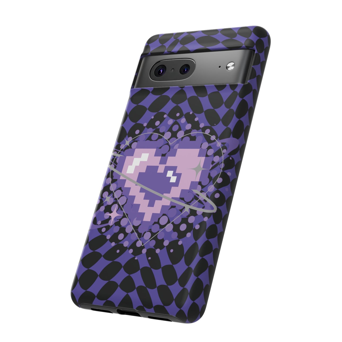 Pixel Heart Phone Case - Tough, Durable Protection for Gamers, Gift for Birthdays, Retro Aesthetic, Cute Tech Accessories, Holiday [...]
