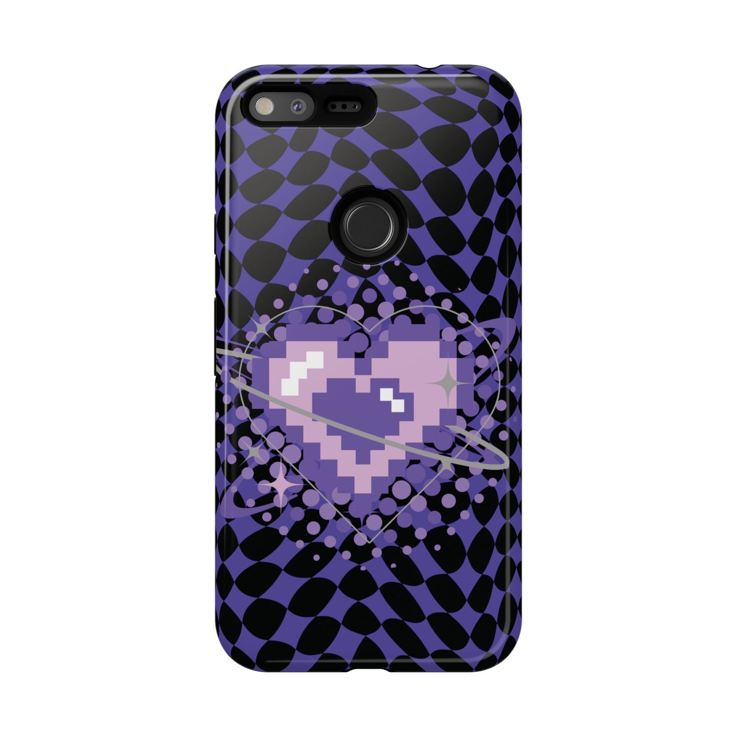 Pixel Heart Phone Case - Tough, Durable Protection for Gamers, Gift for Birthdays, Retro Aesthetic, Cute Tech Accessories, Holiday [...]