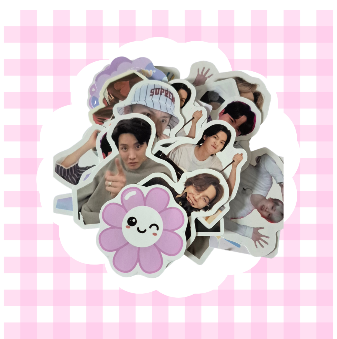 💜BTS Large sticker, pack 100 stickers