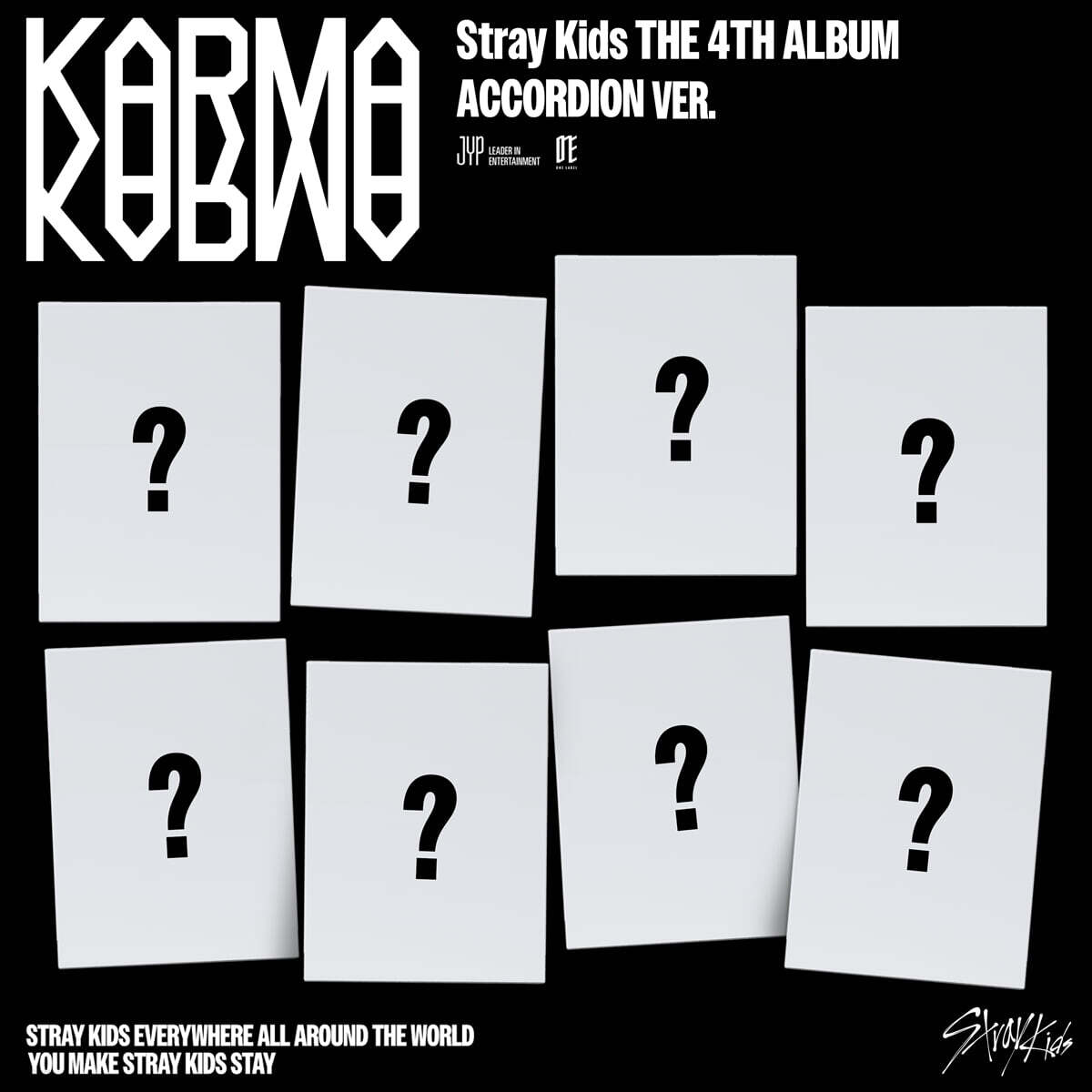 Stray Kids KARMA 4th Album Accordion Version K-Pop Music CD Collectible