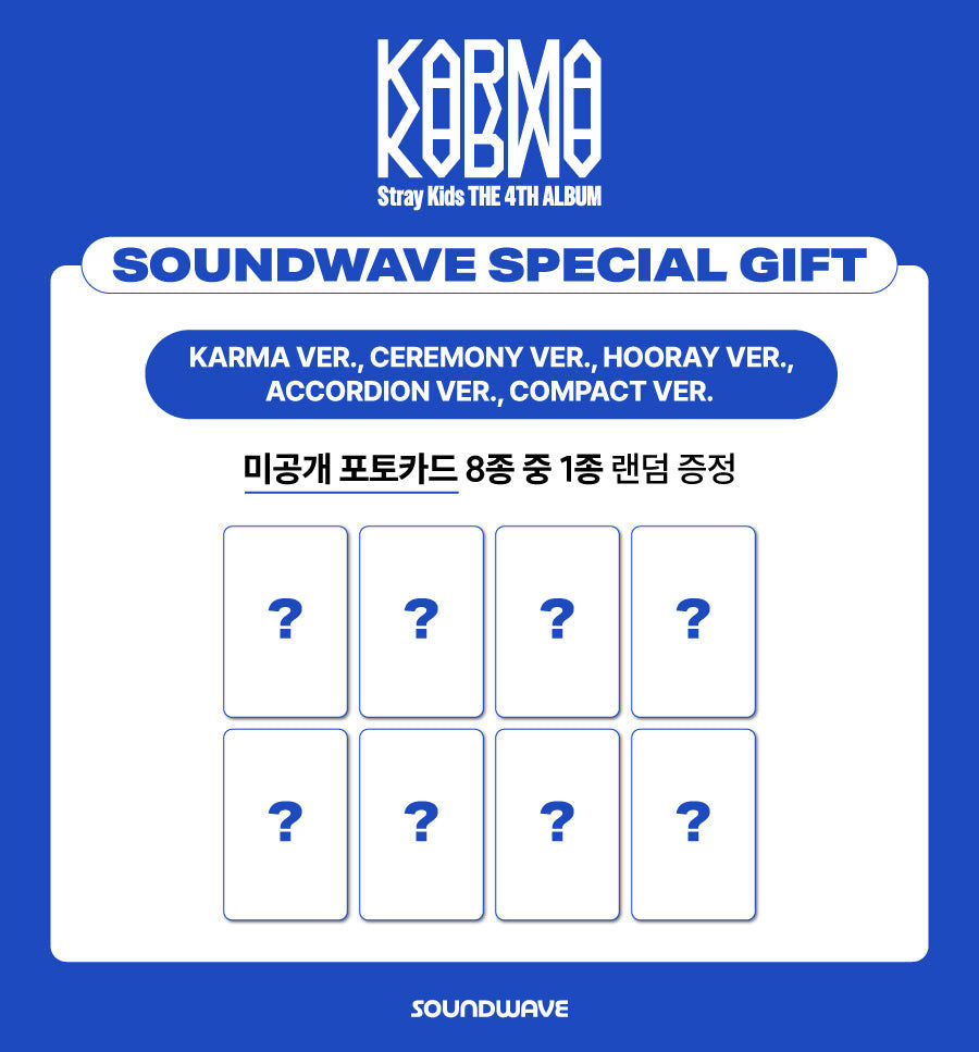 Stray Kids 4th Album KARMA: Official K-Pop Music CD Collectible Fan Edition