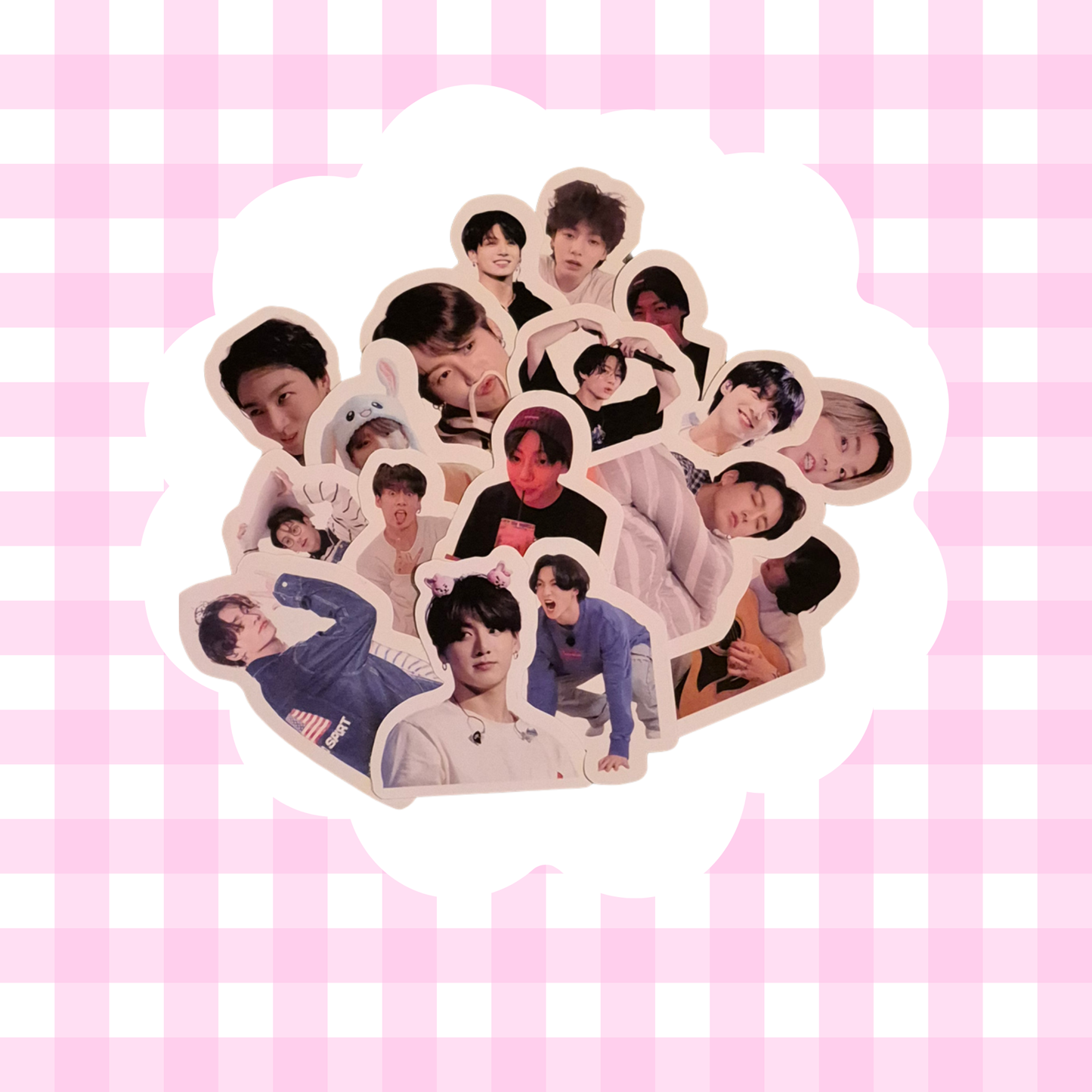 💜BTS Large sticker, pack 100 stickers